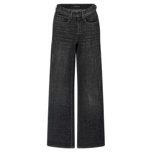Balenciaga Black Cotton Flared Women's Jeans